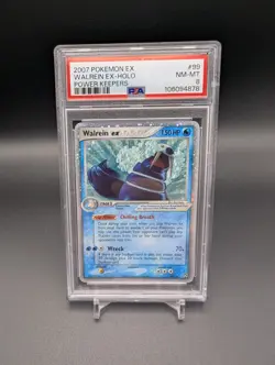 2007 Pokemon Ex Power Keepers WALREIN EX Holo Ultra Rare English 99/108 PSA 8 🔥 - Image 1