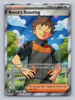 1x Brock's Scouting #179/159 Pokemon Journey Together - Pokemon NM - Image 1