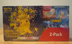 NEW Pokemon Surging Sparks Elite Trainer Box ETB + Booster Bundle Costco 2-Pack - Image 2