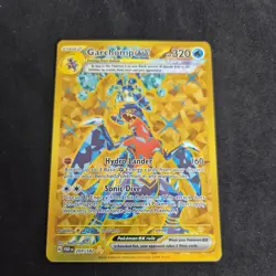 Pokemon TCG Garchomp EX Paradox Rift 260/182 Hyper Rare Gold - Image 1