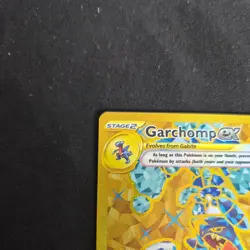Pokemon TCG Garchomp EX Paradox Rift 260/182 Hyper Rare Gold - Image 2