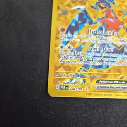 Pokemon TCG Garchomp EX Paradox Rift 260/182 Hyper Rare Gold - Image 5