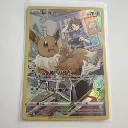 Eevee TG11/TG30 Brilliant Stars Trainer Gallery Holo Rare English Pokemon TCG NM - Image 1