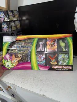 Pokemon TCG Mythical Squishy Premium Collection NEW & FACTORY SEALED - Image 3