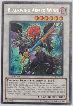 Blackwing Armed Wing - DP11-EN014 - Rare 1st Edition Yugioh x 3 - Image 3