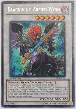 Blackwing Armed Wing - DP11-EN014 - Rare 1st Edition Yugioh x 3 - Image 5