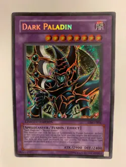 Yugioh Dark Paladin DMG-001 Limited Edition Secret Rare Near Mint - Image 1
