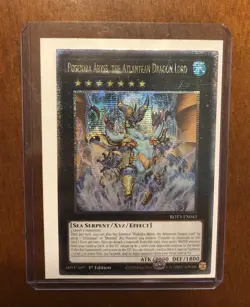 Yugioh Poseidra Abyss, The Atlantean Dragon Lord ROTA-EN043 Quarter Century - NM - Image 1