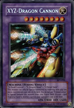 XYZ-Dragon Cannon - Secret Rare BPT-010 - HP - YuGiOh - Image 1