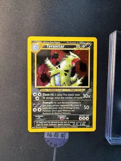 Tyranitar 12/75 Neo Discovery Holo Vintage WOTC Pokemon Card 💎NM💎 - Image 1
