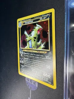 Tyranitar 12/75 Neo Discovery Holo Vintage WOTC Pokemon Card 💎NM💎 - Image 5