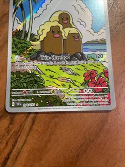 Alolan Dugtrio 208/191 Illustration Rare Surging Sparks Pokemon Card NM - Image 2