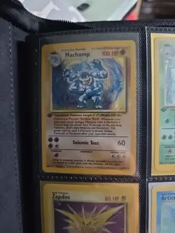 Machamp 8/102 Base Set 1st Edition Holo Rare 1999 Pokemon TCG Card - Image 3