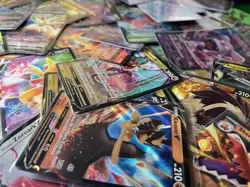 🔥 10 Pokemon Card Mystery Lot - GUARANTEED V/EX! 9 Holo - Fast Shipping - Image 3