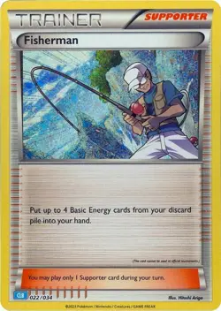 Fisherman (CLB) 022 - Trading Card Game Classic (CL) - N/M Pokemon - Image 1