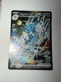 Pokemon TCG Kingdra EX Black Star Promo Card 131 Sir NM+ - Image 1