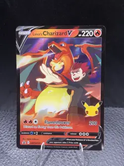 Lances Charizard V SWSH133 NM Promo Rare Normal Sized Pokemon Card - Image 1