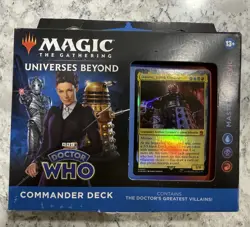 Magic the Gathering BBC Doctor Who Commander Deck The Doctor's Greatest Villains - Image 1