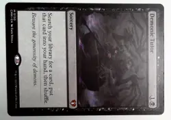 MTG Demonic Tutor Commander Masters CMM 0150 Regular Mythic LIGHTLY PLAYED - Image 2