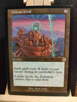 Defense Grid - Brothers' War Retro Artifacts - Rare - NM (see pics) MTG - Image 1