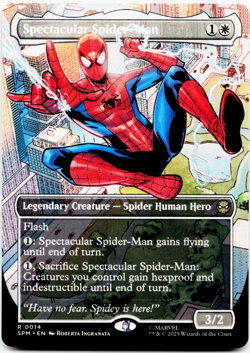 Spectacular Spider-Man (Borderless) - [Marvel's Spider-Man] MTG Magic ⚪ - Image 3