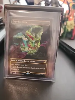 Magic the Gathering Ikoria Lair of Behemoths Zagoth Triome Borderless - Image 1
