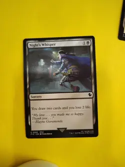 Night's Whisper #280 Final Fantasy FIC, Magic: The Gathering Card - Image 1