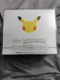 Pokemon TCG Celebrations 25th Anniversary Elite Trainer Box ETB Factory Sealed - Image 1