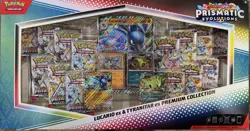 Pokemon TCG Prismatic Evolutions Lucario Ex + Tyranitar Ex Premium Collection - Image 1