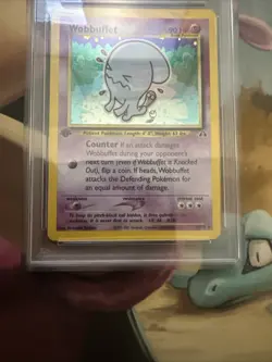 2001 Neo Discovery Pokemon Wobbuffet 1st Edition 16/75 - Image 3