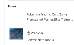 ✅ Pokemon Mega Evolution Phantasmal Flames Elite Trainer Box | Sealed ship 11/14 - Image 2