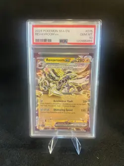 2024 Pokemon Revavroom ex #015 PSA 10 Gem Mint Card - Image 1