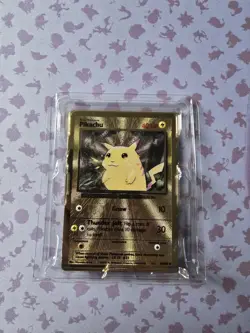 Pokemon TCG - Pikachu (Metal Card) 58/102 - Celebrations Metal Card English, NM - Image 1