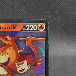 Pokemon TCG Lance's Charizard v SWSH133 Celebrations Black Star Promo Holo Card - Image 3