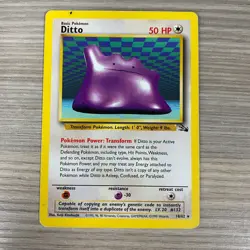 12 POKEMON FOSSIL RARE CARDS TCG DITTO RAICHU HYPNO HAUNTER MUK ARTICUNO - Image 4