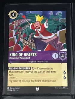 Disney Lorcana Alice in Wonderland 8 Card Lot Alice/King & Queen of Hearts - Image 2