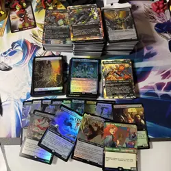 Bulk Lot 450+ Cards Spider-man MTG Non Foil + Foil Extended Art R UN C T Land - Image 1