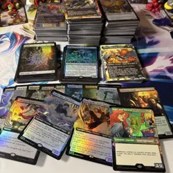Bulk Lot 450+ Cards Spider-man MTG Non Foil + Foil Extended Art R UN C T Land - Image 2