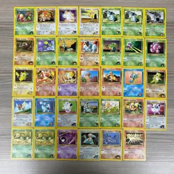 34 POKEMON GYM HEROES CARDS TCG COMMONS/UNCOMMONS JIGGLYPUFF HORSEA GEODUDE ABRA - Image 1