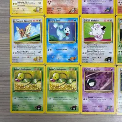 34 POKEMON GYM HEROES CARDS TCG COMMONS/UNCOMMONS JIGGLYPUFF HORSEA GEODUDE ABRA - Image 5