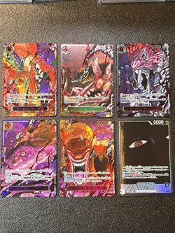 OP-13 Five Elders Special Red Parallel ONE PIECE CARD Japanese GOD PACK - Image 1