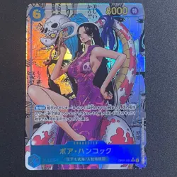 Boa Hancock OP07-051 Comic Parallel Manga Alt Art ONE PIECE Card USED Japan - Image 1