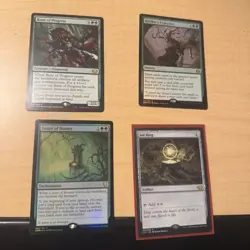 Magic the Gathering Mono Green value as seen NM *COMMANDER 4x, 1x promo,1xfoil - Image 1
