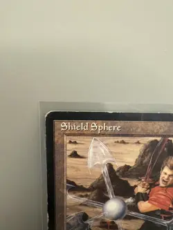 Shield Sphere Alliances Vintage Magic the Gathering, Moderate-Heavy play - Image 4