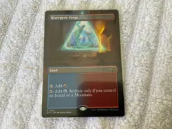 Magic the Gathering MTG 1x Riverpyre Verge Borderless Aetherdrift Pack Fresh - Image 1