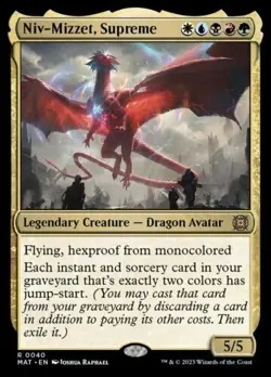 FOIL MTG MOM Aftermath R Niv-Mizzet Supreme #0040 - Image 1