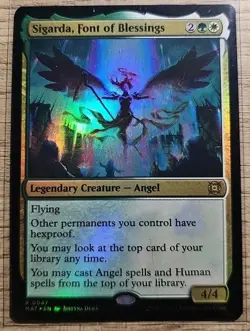 Sigarda, Font of Blessings - March of the Machine: The Aftermath - FOIL - NM - Image 1