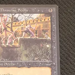 MTG Stone-Throwing "Devils" Magic the Gathering TCG Arabian Nights Dark LP - Image 3