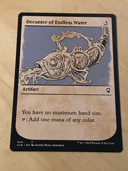 Decanter of Endless Water Showcase NM Eng MTG - Commander Legends Baldur's Gate - Image 1