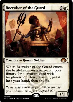 MTG Recruiter of the Guard (266) | NM | Modern Horizons 3 {MH3} - Image 1